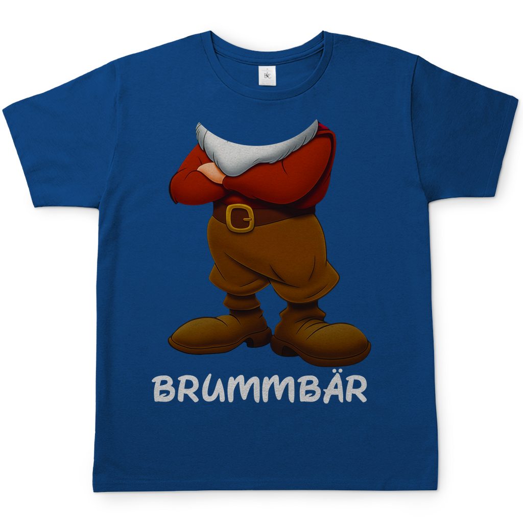 Schneewittchen und die 7 Zwerge - Brummbär - Herren Shirt Royal Blue