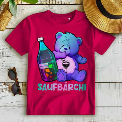 Saufbärchi - Glücksbärchi - Damen Premium Bio T-Shirt