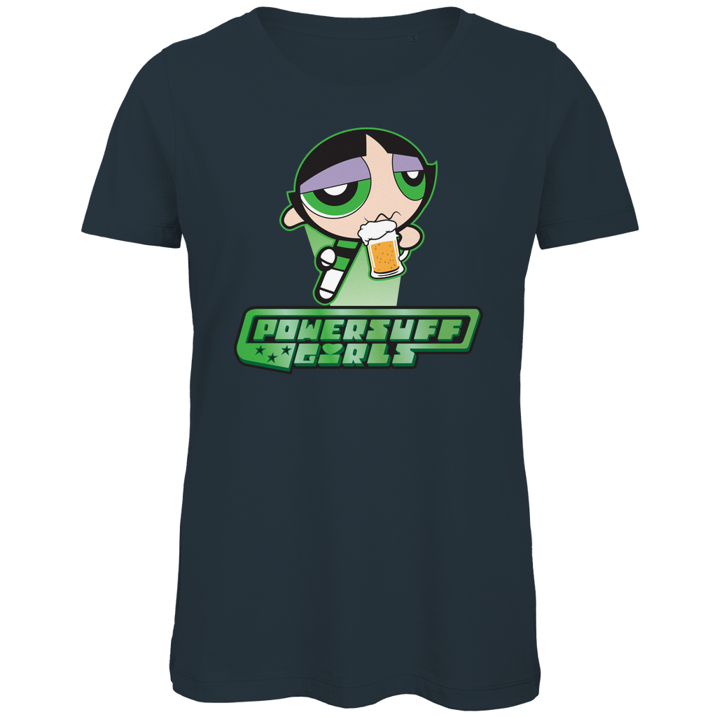 Buttercup Powersuff Powerpuff Girls - Damen Premium Bio T-Shirt Dark Grey