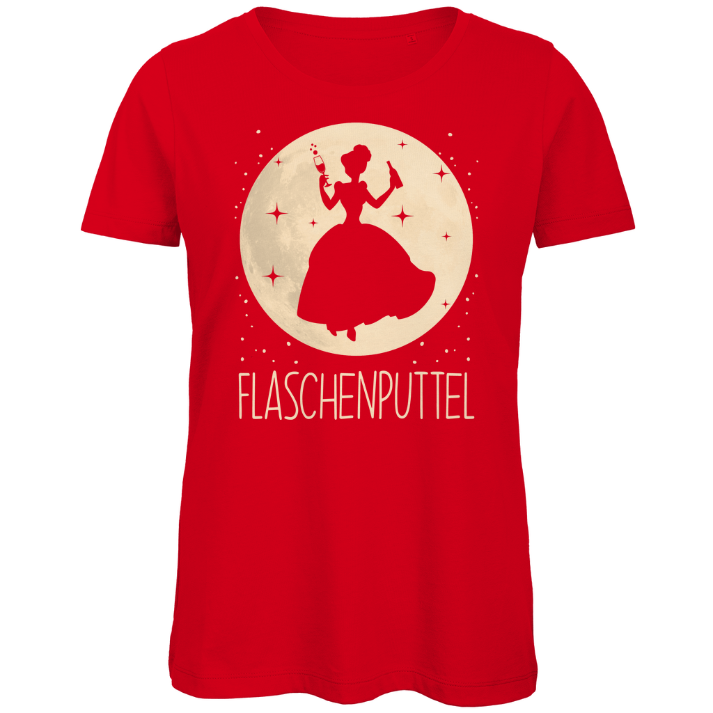 Mond Prinzessin - Flaschenputtel - Damen Premium Bio T-Shirt Red