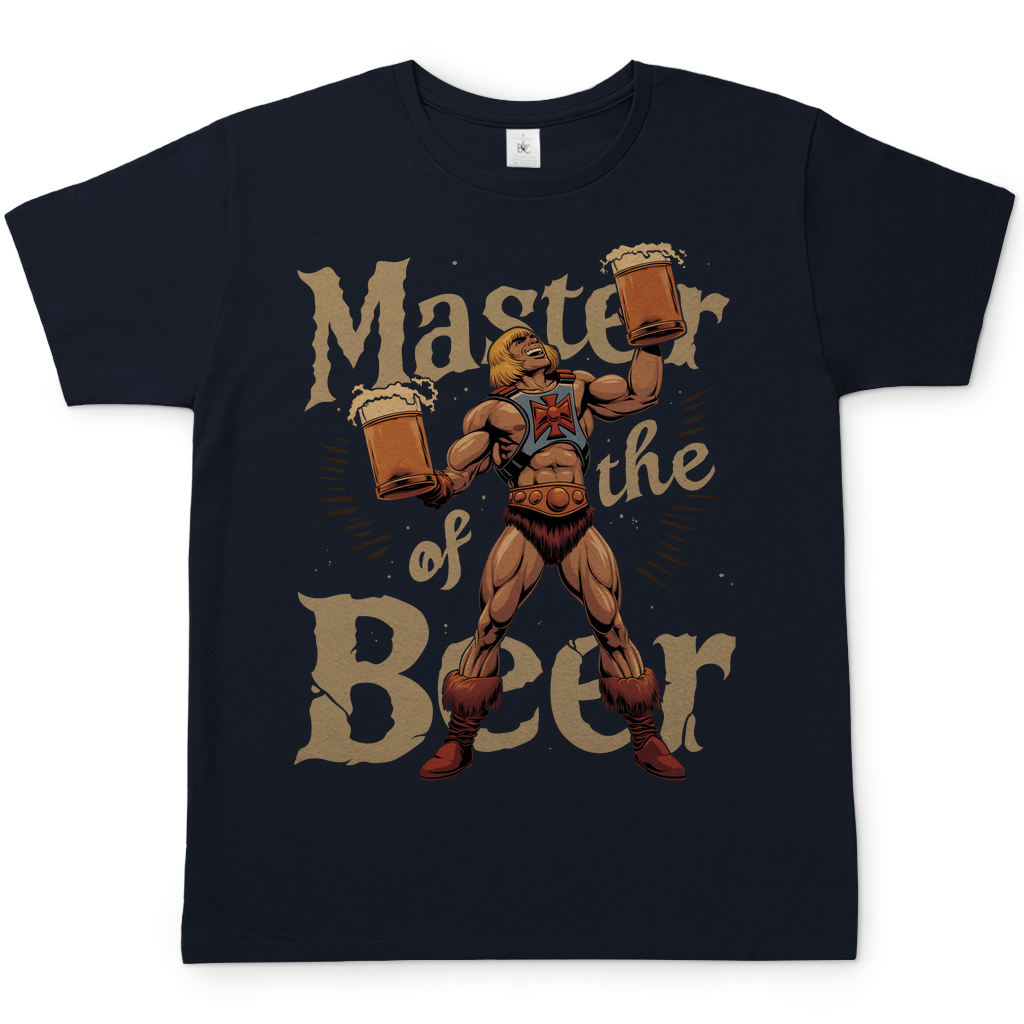 He-Man Master of the Beer - Herren T-Shirt Navy