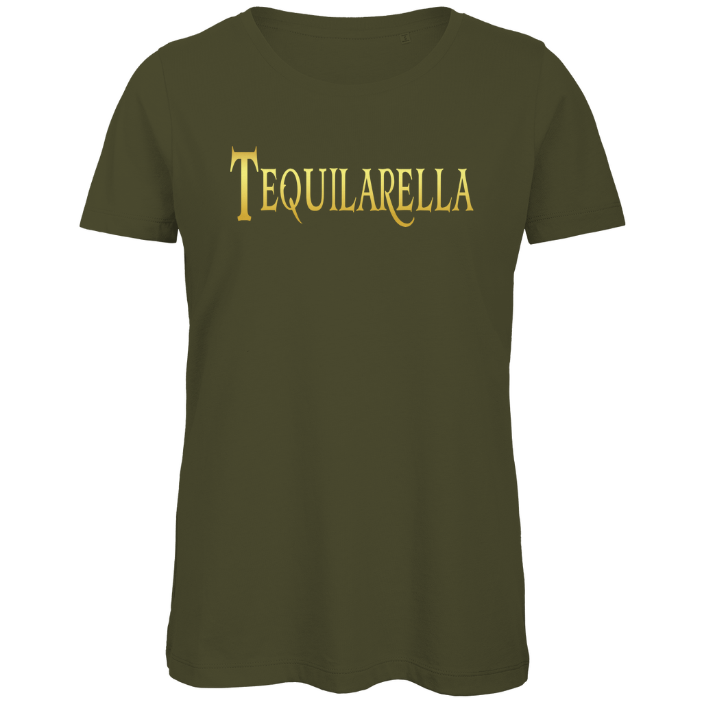 Tequilarella - Prinzessin Gold - Damen Premium Bio T-Shirt Khaki