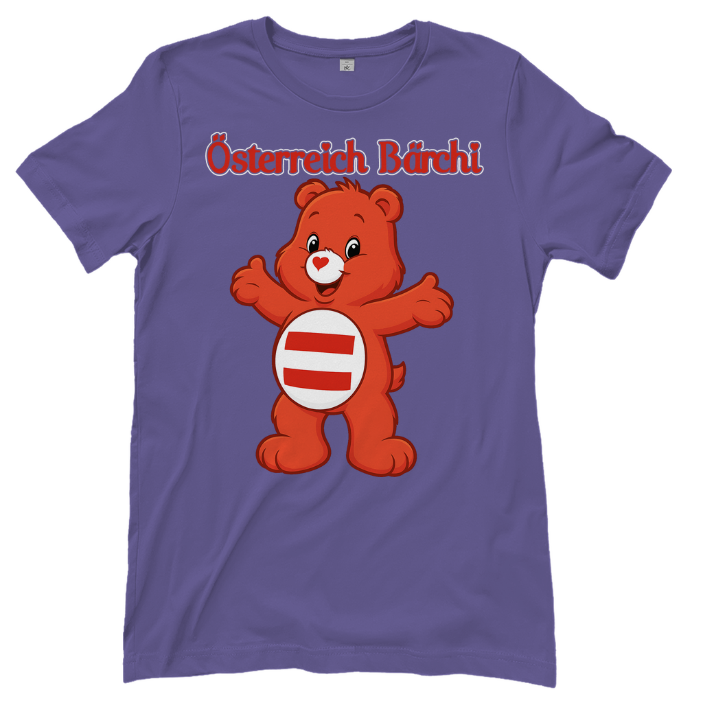Österreich Bärchi - Glücksbärchi - Damen T-Shirt Millennial Lilac
