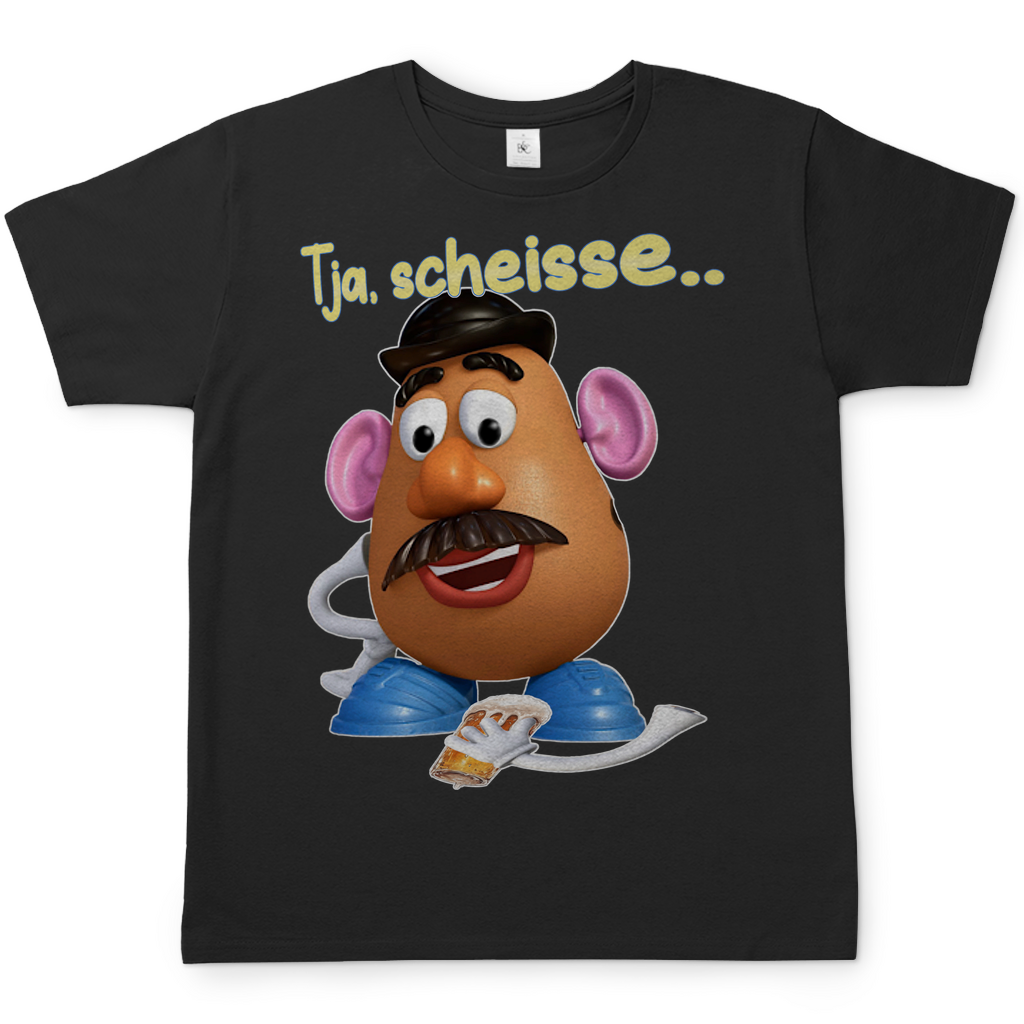 Tja, scheisse - Charlie Naseweis Toy Story - Herren Shirt Black
