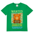 Herren V-Neck T-Shirt Wanted Glücksbärchi Wolkenland Extrem Gefährlich Süß Kelly Green