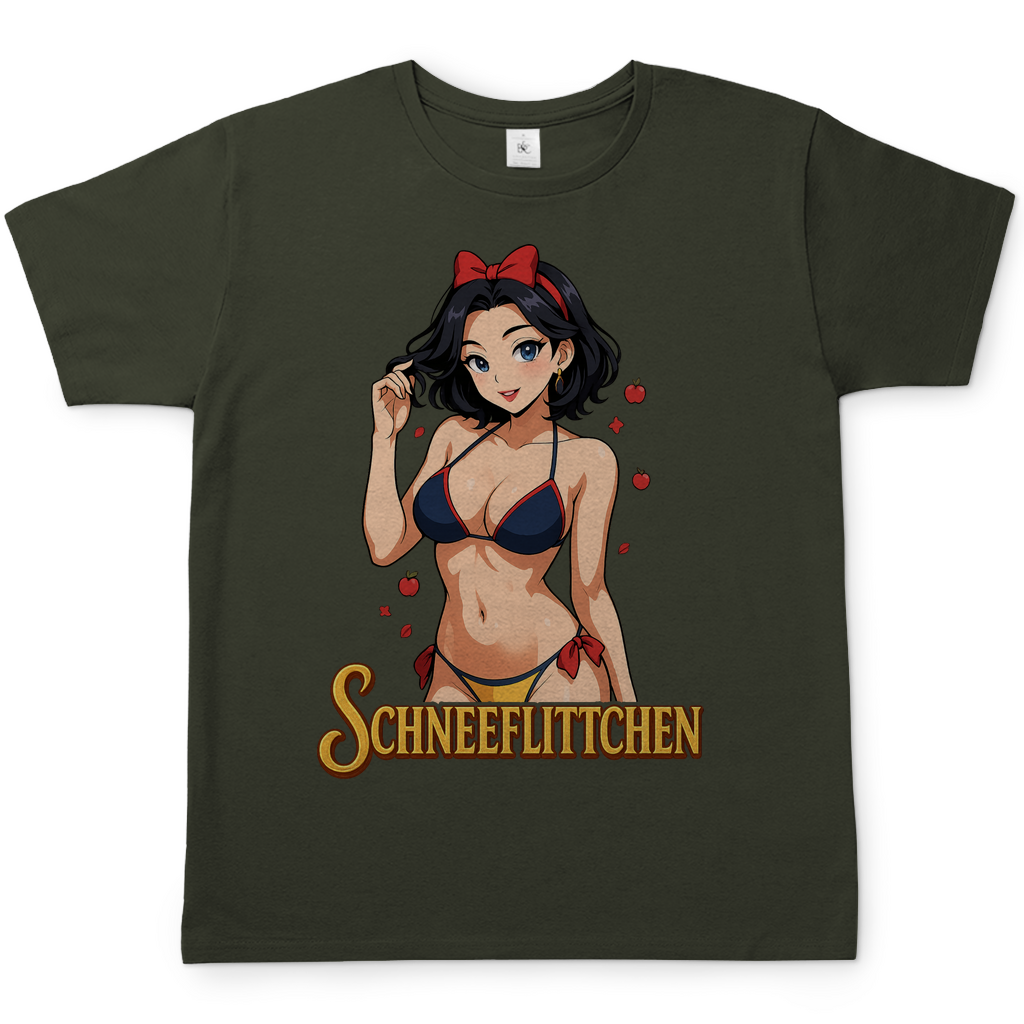 Schneeflittchen Schneewittchen - Herren T-Shirt Urban Khaki