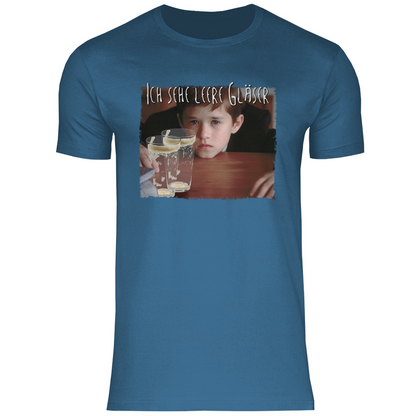Ich sehe leere Gläser - Herren Shirt Stone Blue