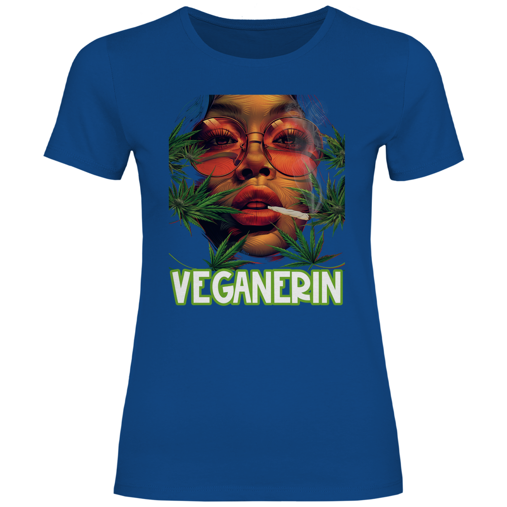 Veganerin - Damenshirt Royal Blue