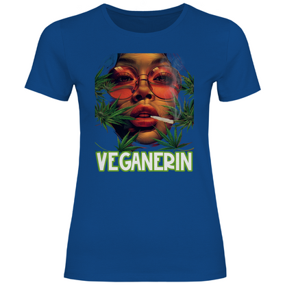 Veganerin - Damenshirt Royal Blue