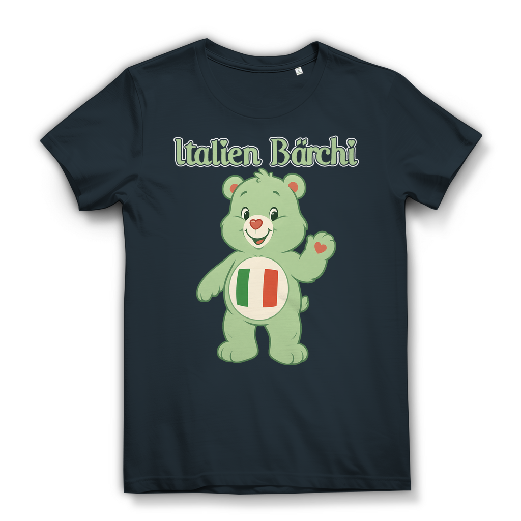 Italien Bärchi - Glücksbärchi - Damen Premium Bio T-Shirt Dark Grey