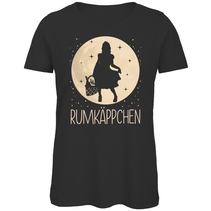 Mond Prinzessin - Rumkäppchen - Damen Premium Bio T-Shirt Black