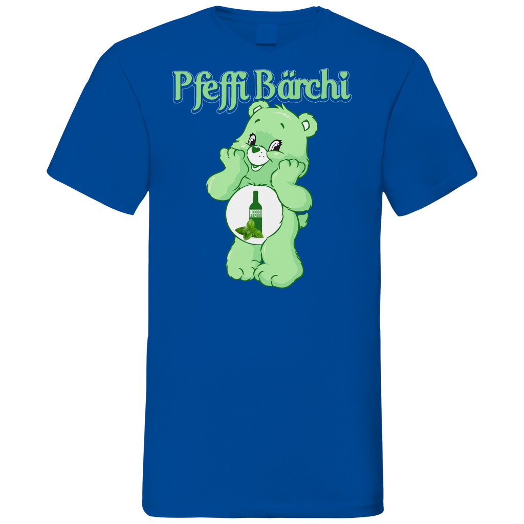 Pfeffi Bärchi - Glücksbärchi - Herren V-Neck Shirt
