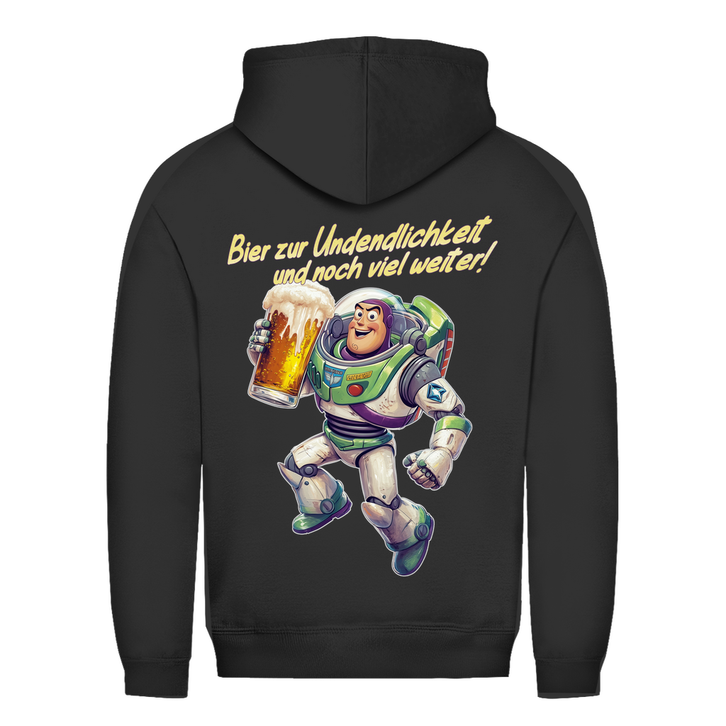 Bier zur Unendlichkeit und noch viel weiter - Buzz Lightyear Toy Story - Damen Hoodie Jet Black