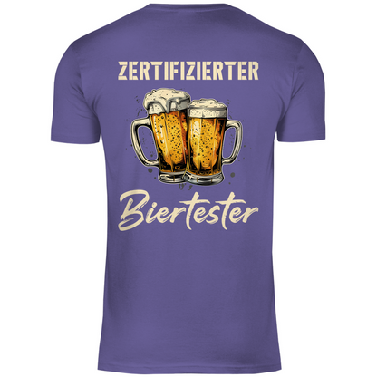 Zertifizierter Biertester - Herren Shirt Millennial Lilac