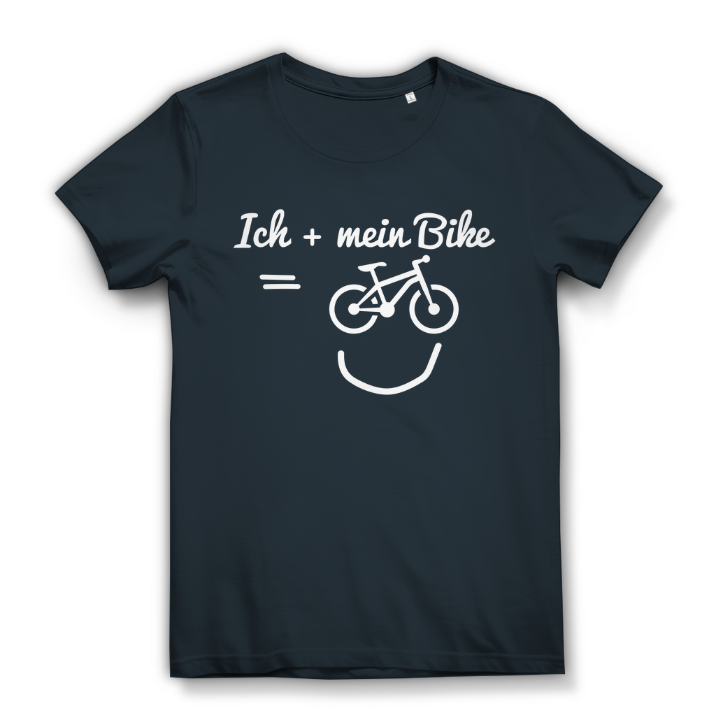 Damen Bio T-Shirt Ich und mein Bike Lustiges Fahrrad MTB Spruch Fun Shirt