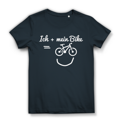 Damen Bio T-Shirt Ich und mein Bike Lustiges Fahrrad MTB Spruch Fun Shirt