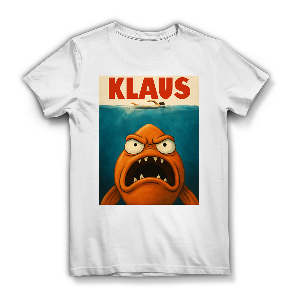 Klaus der Weiße Hai American Dad Mashup - Damen Premium Bio T-Shirt White