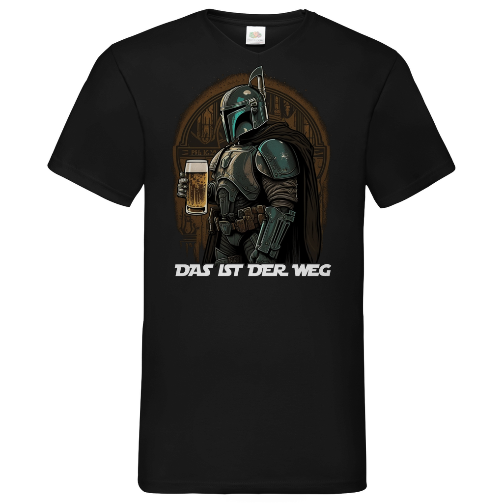 Das ist der Weg - Mandalorian Bier - Herren V-Neck Shirt