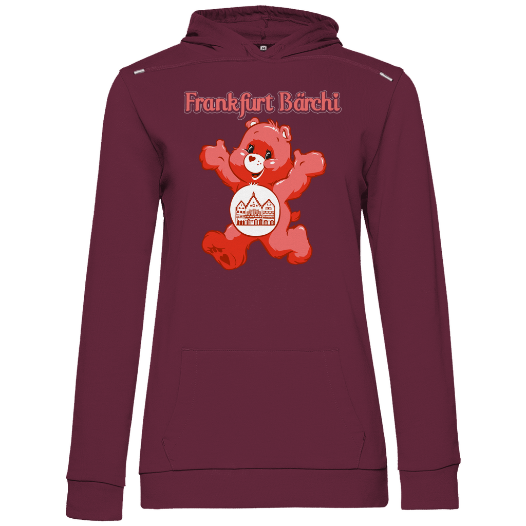 Frankfurt Bärchi - Glücksbärchi - Damen Hoodie Wine