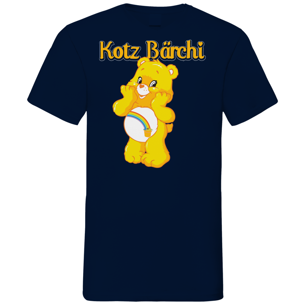 Kotz Bärchi - Glücksbärchi - Herren V-Neck Shirt