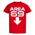 Herren Premium Bio T-Shirt Area 69 Red