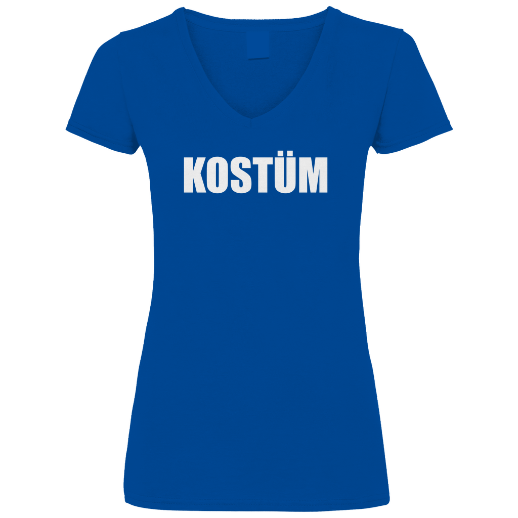 Kostüm - V-Neck Damenshirt