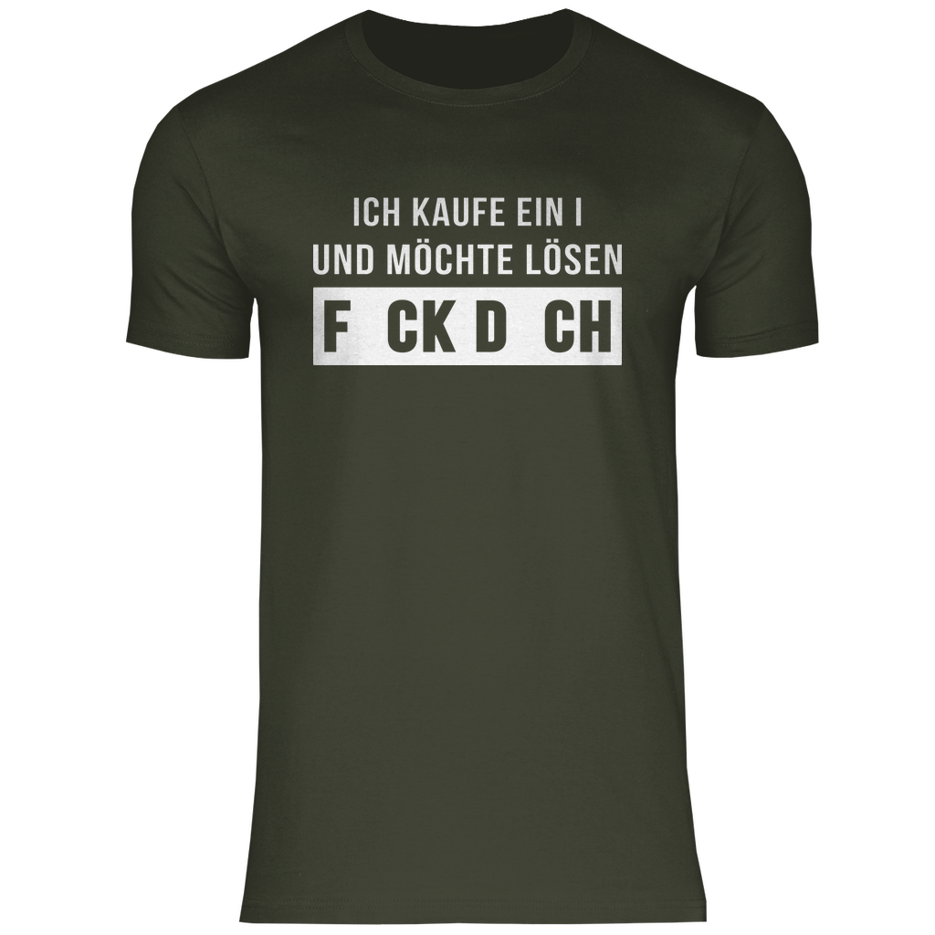 Ich kaufe ein I und möchte lösen - Herren Shirt Urban Khaki