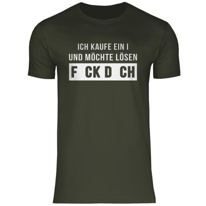 Ich kaufe ein I und möchte lösen - Herren Shirt Urban Khaki