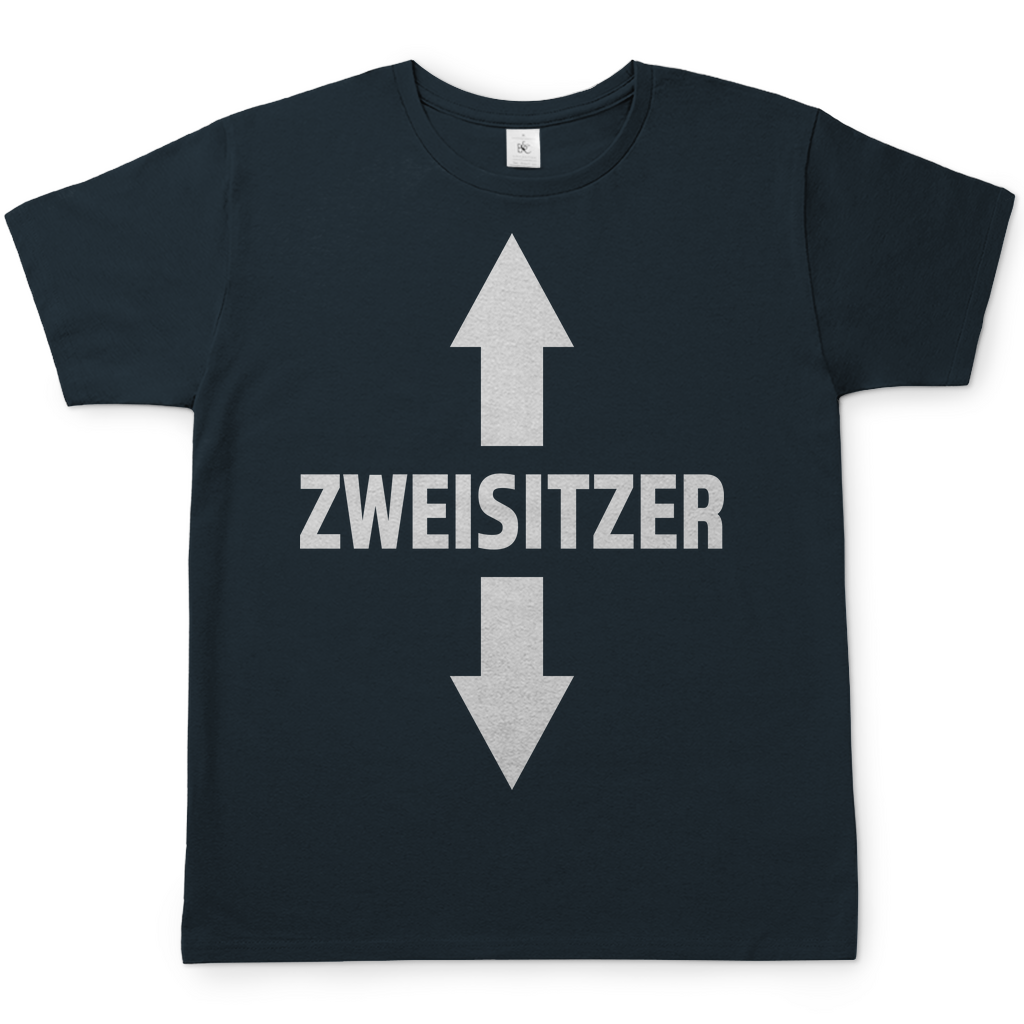 Zweisitzer - Herren Shirt Dark Grey Solid
