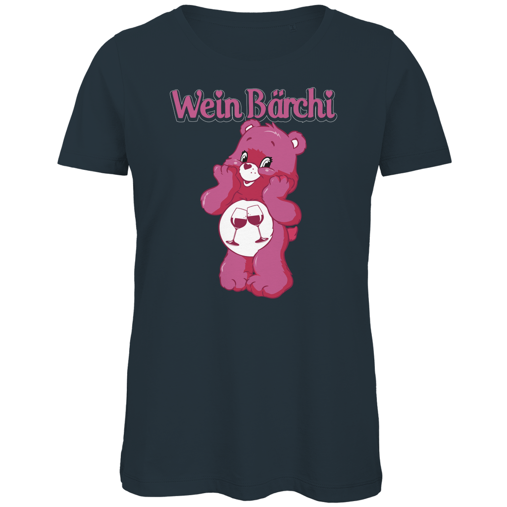 Wein Bärchi - Glücksbärchi - Damen Premium Bio T-Shirt