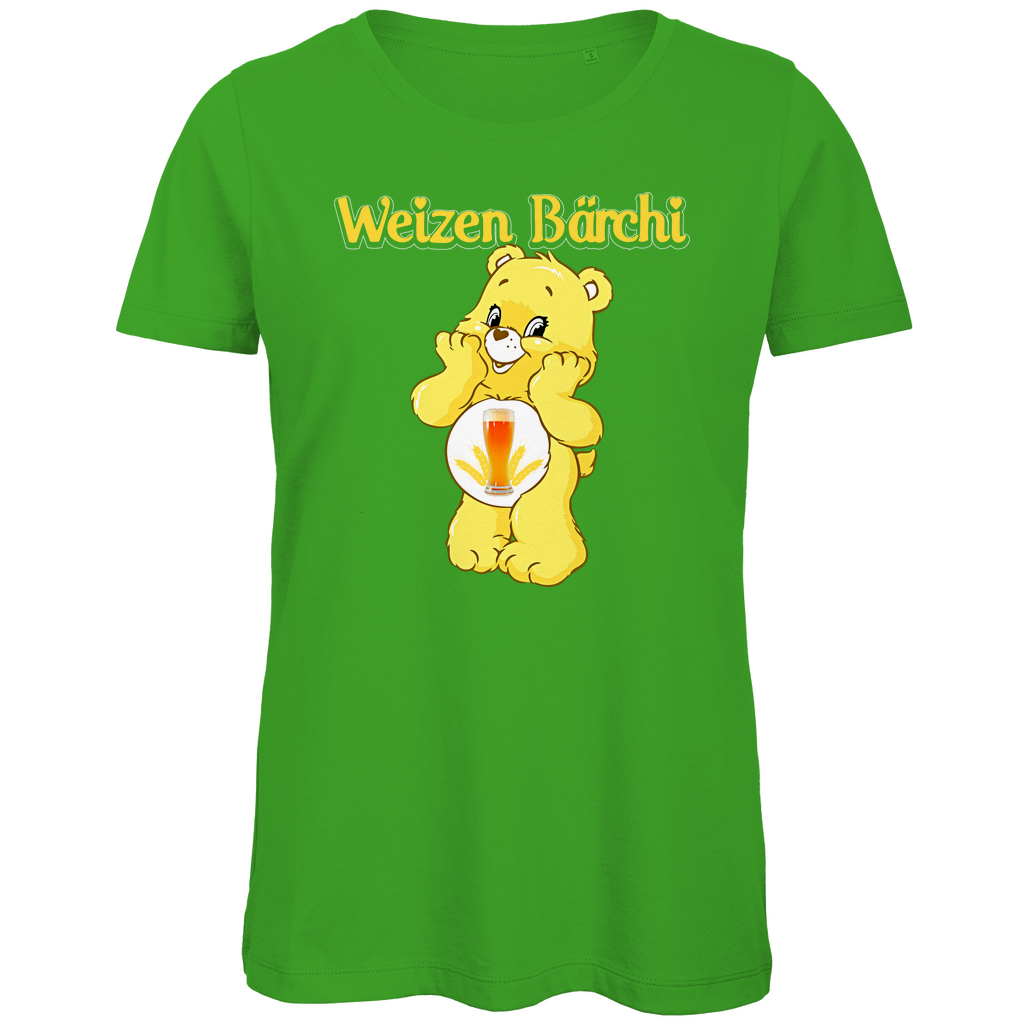 Weizen Bärchi - Glücksbärchi - Damen Premium Bio T-Shirt Real Green
