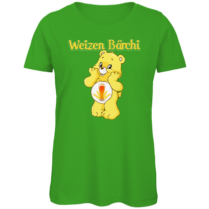 Weizen Bärchi - Glücksbärchi - Damen Premium Bio T-Shirt Real Green