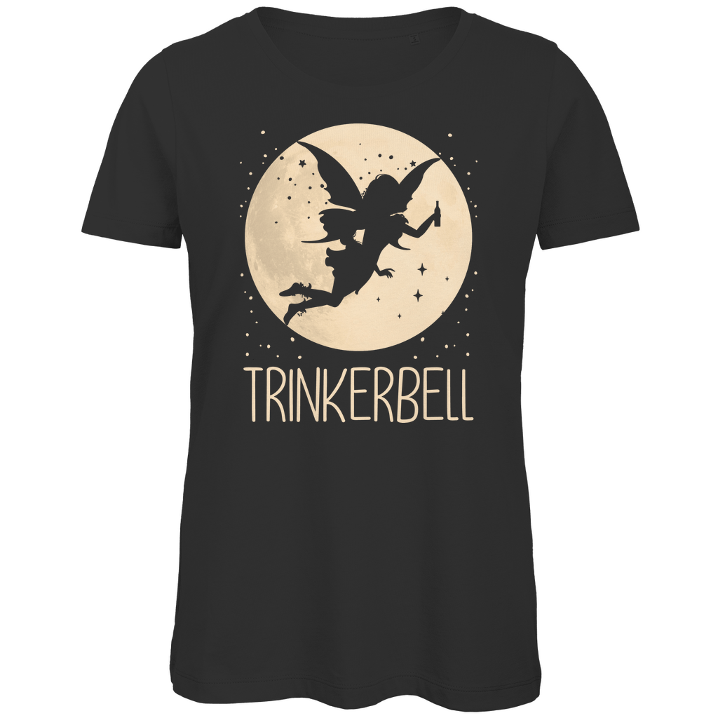 Mond Prinzessin - Trinkerbell - Damen Premium Bio T-Shirt Black