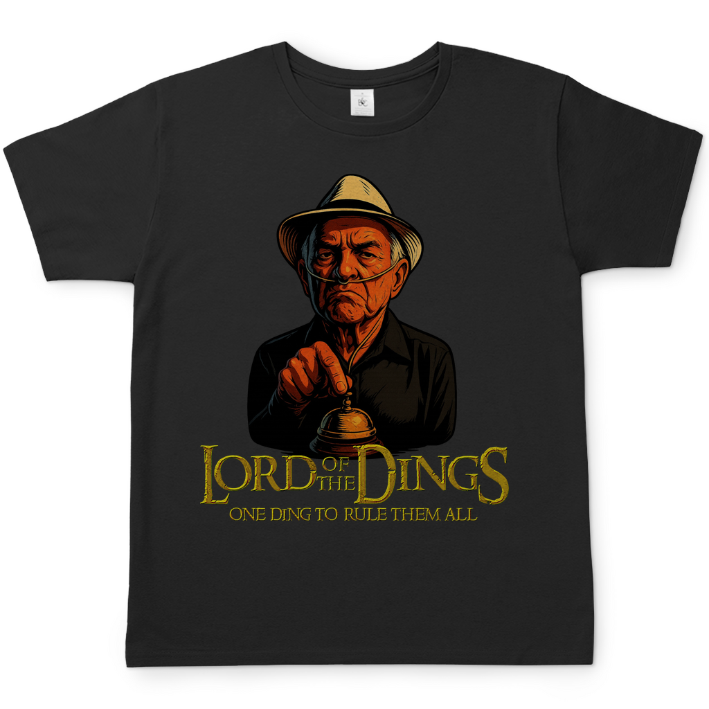 Lord of the Dings - Herren T-Shirt Black