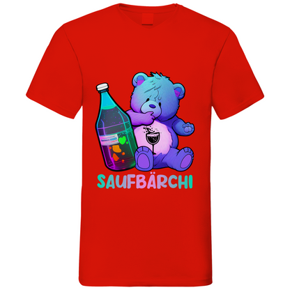 Saufbärchi - Herren V-Neck Shirt