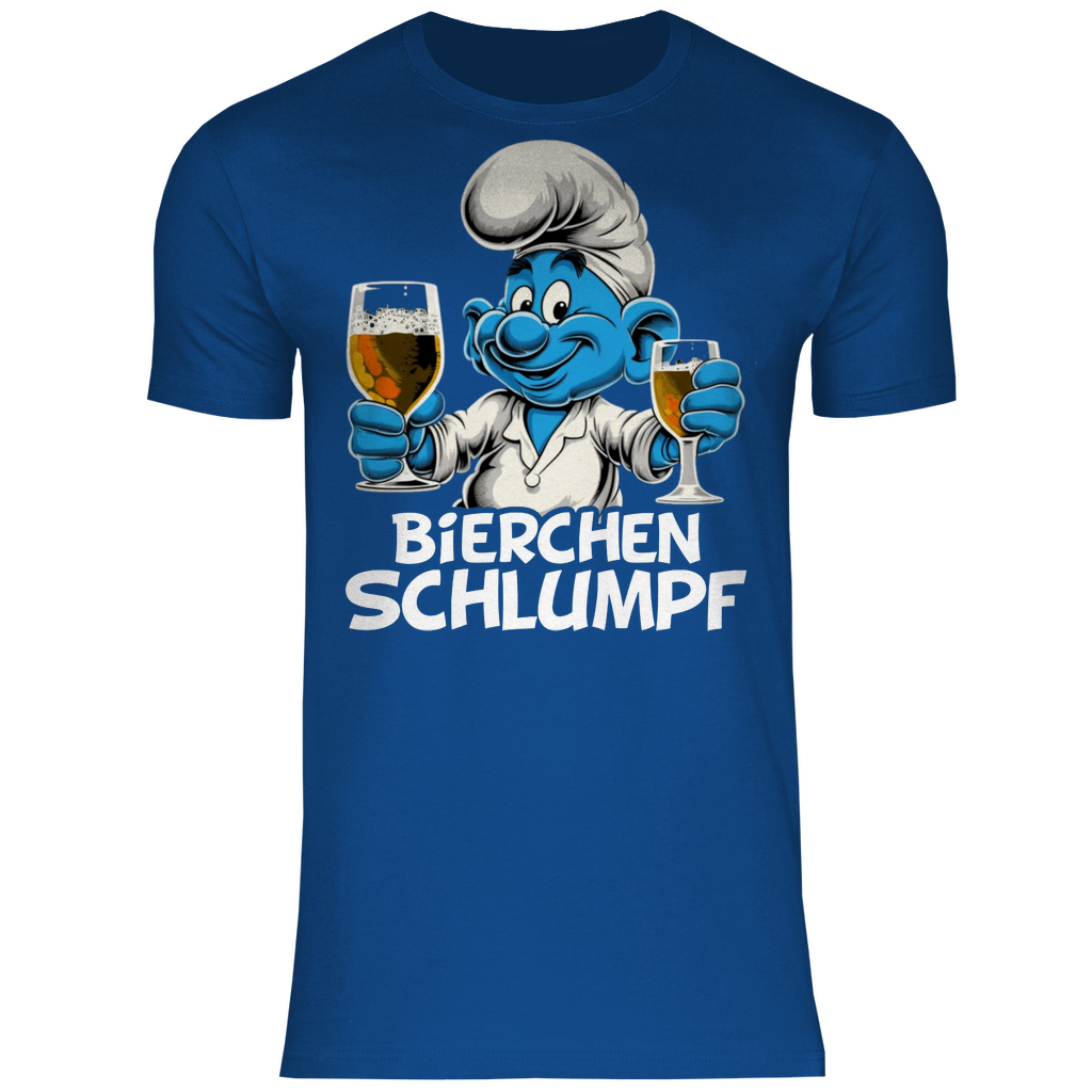 Bierchen Schlumpf Grafik - Herren Shirt