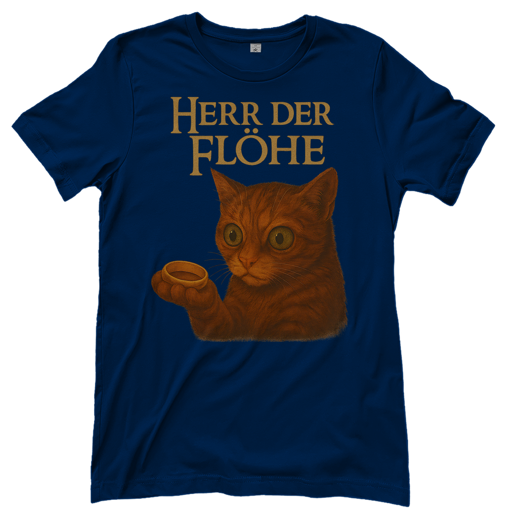 Herr der Flöhe - Damen T-Shirt Navy