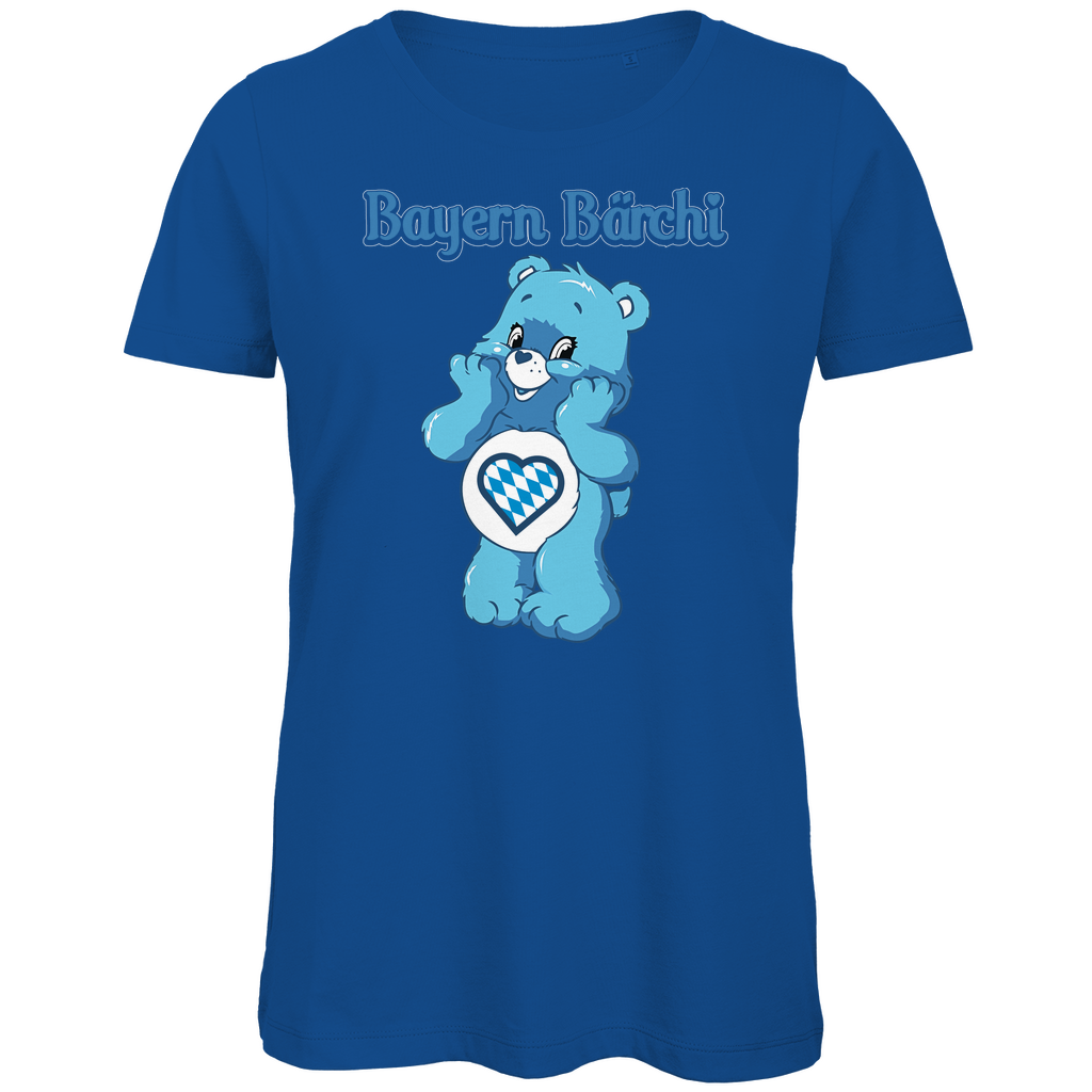 Bayern Bärchi - Glücksbärchi - Damen Premium Bio T-Shirt Royal Blue