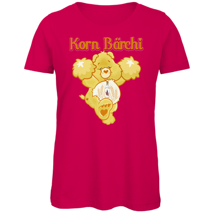 Korn Bärchi - Glücksbärchi - Damen Premium Bio T-Shirt Fuchsia