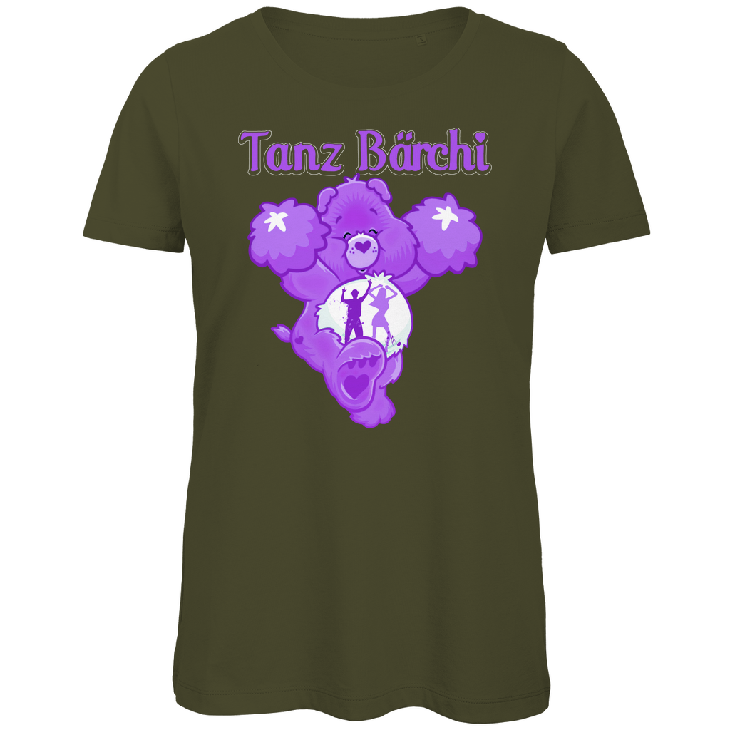 Tanz Bärchi - Glücksbärchi - Damen Premium Bio T-Shirt Khaki
