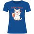 Lillet Katzi Katze - Damenshirt Royal Blue