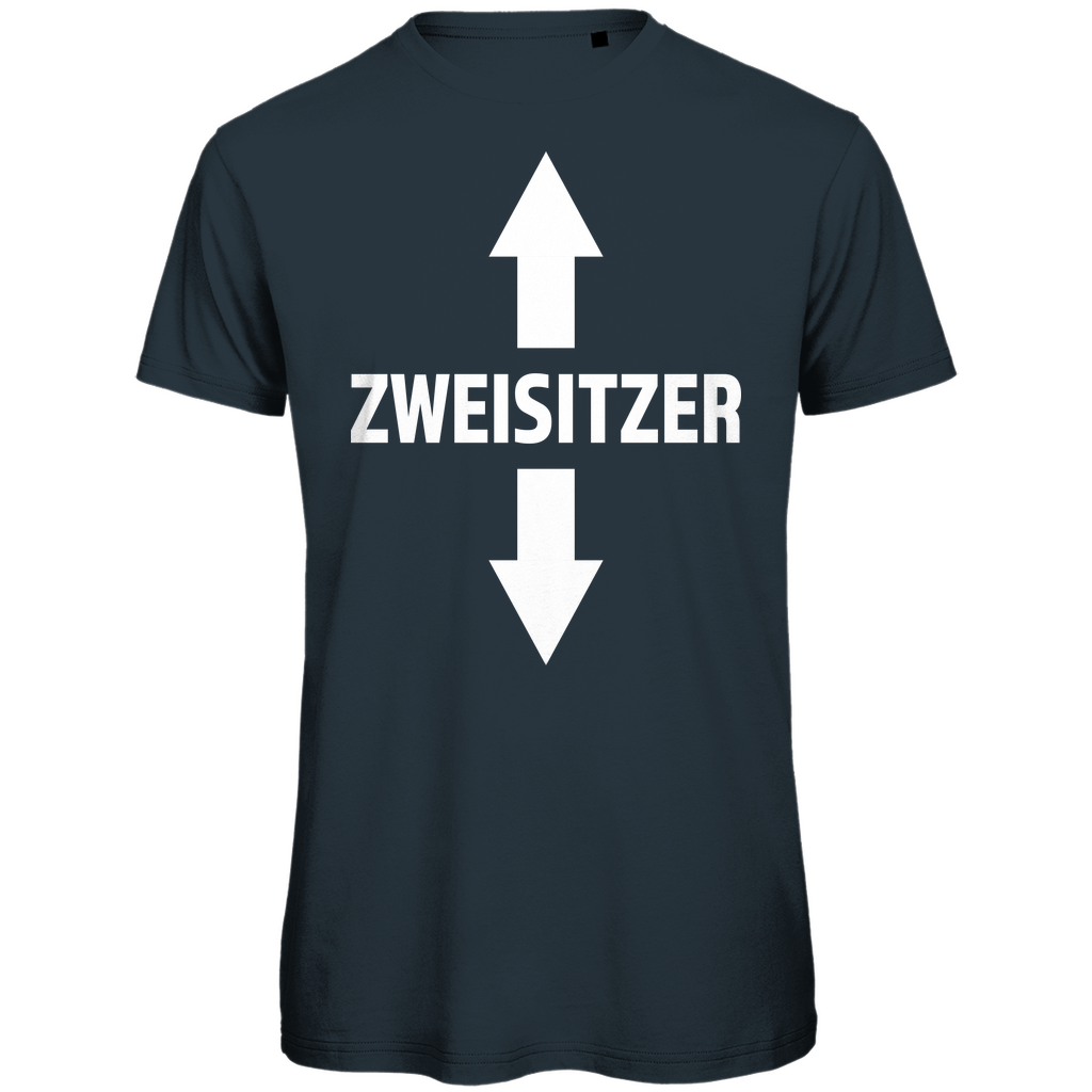 Zweisitzer - Herren Premium Bio T-Shirt Dark Grey Solid