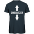 Zweisitzer - Herren Premium Bio T-Shirt Dark Grey Solid