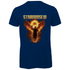 Strammsein Du Ich Wir Bier - Herren Premium Bio V-Neck T-Shirt Navy
