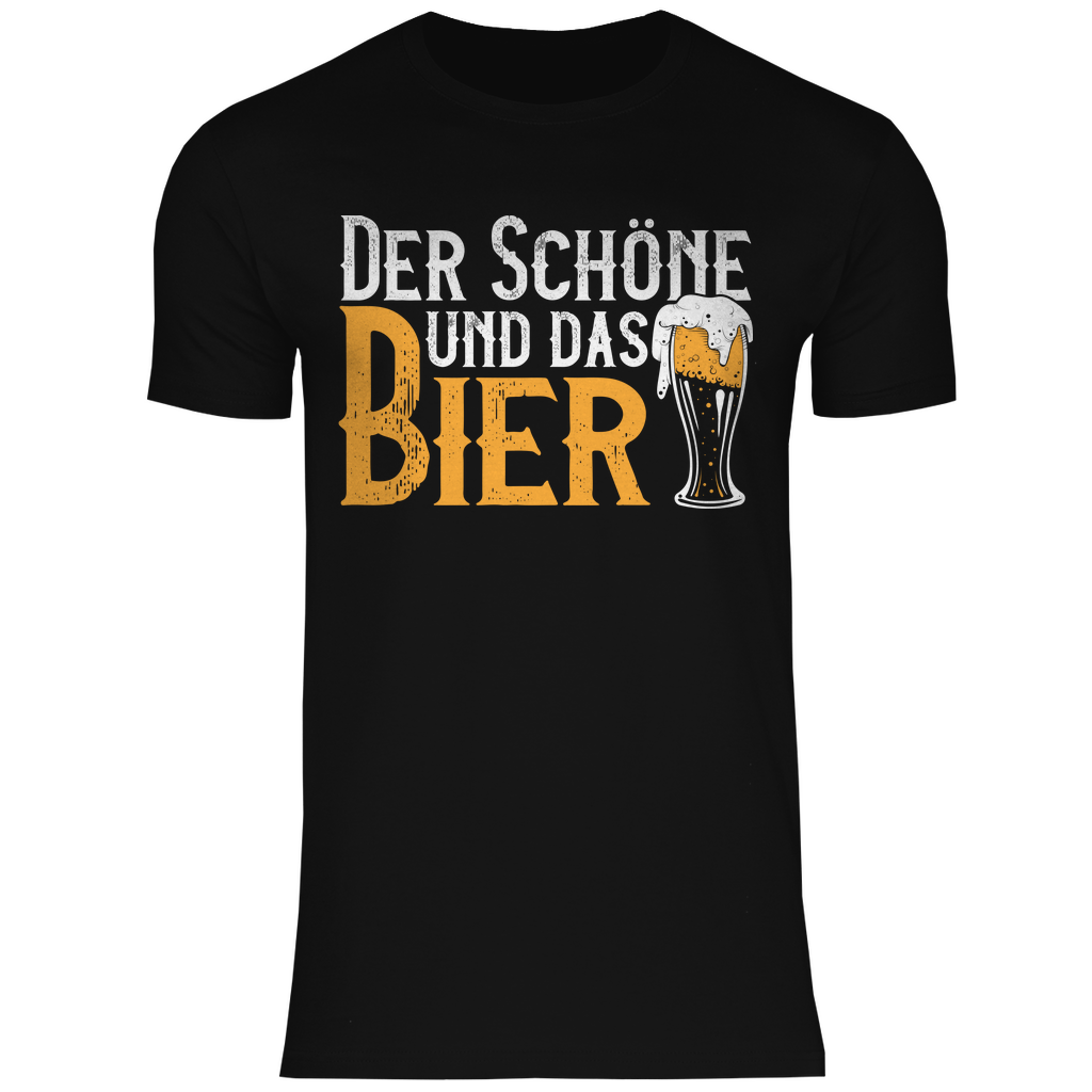 Der Schöne und das Bier - Herren Shirt