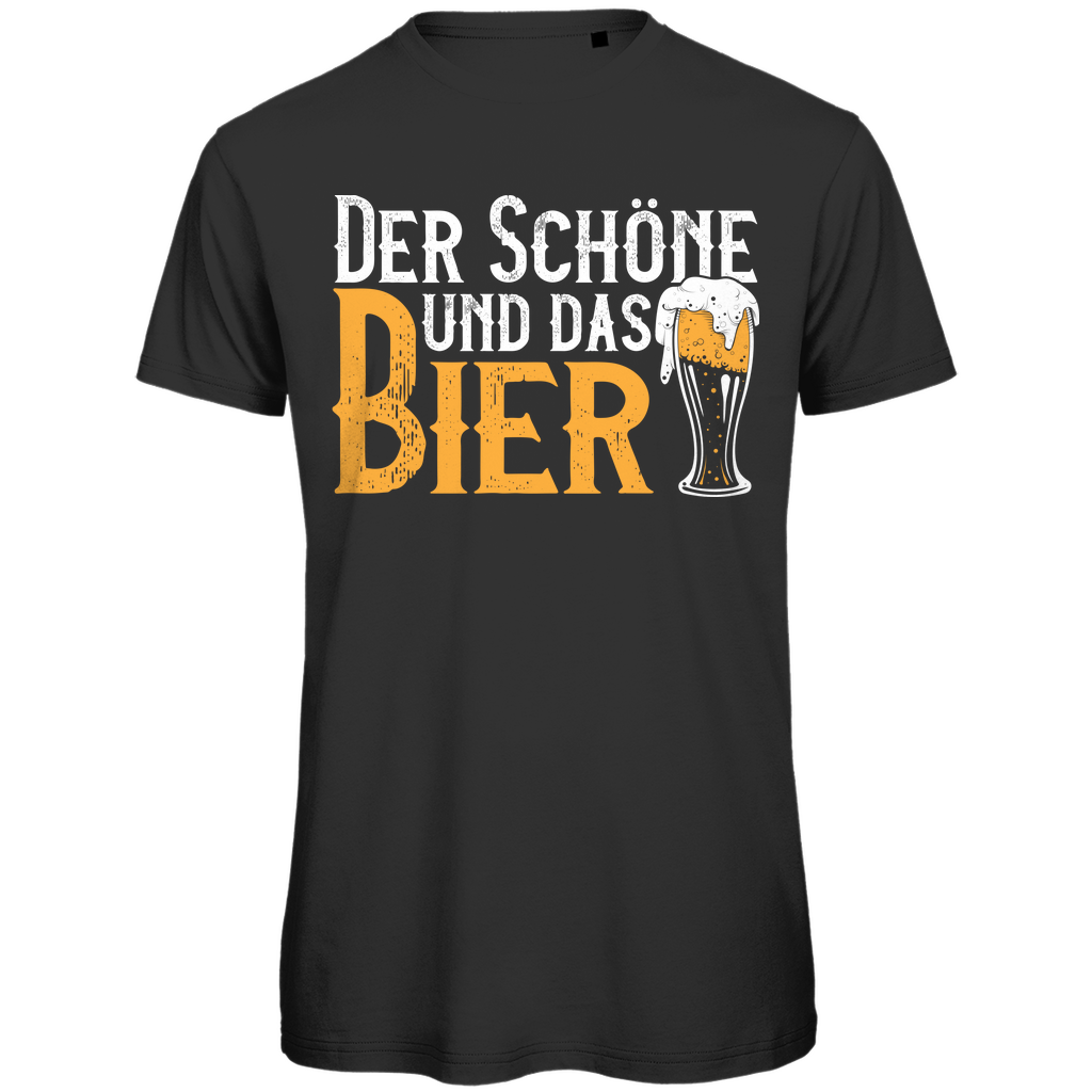 Der Schöne und das Bier Biest - Herren Premium Bio T-Shirt Black