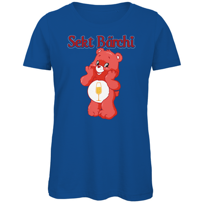 Sekt Bärchi - Glücksbärchi - Damen Premium Bio T-Shirt Royal Blue