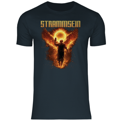 Strammsein Du Ich Wir Bier - Herren Shirt Dark Grey Solid