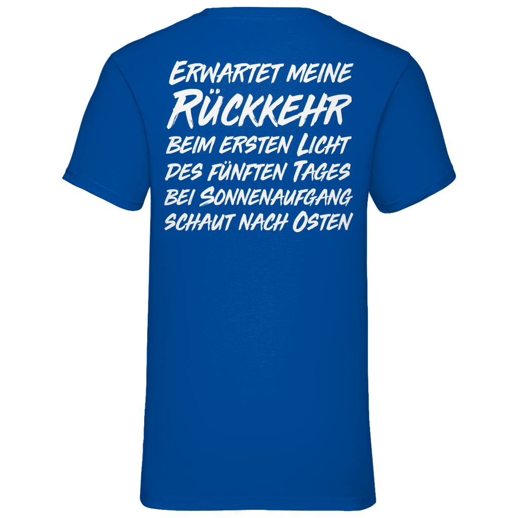 Gönndalf´s Rückkehr - Beidseitiger Druck - Herren V-Neck Shirt