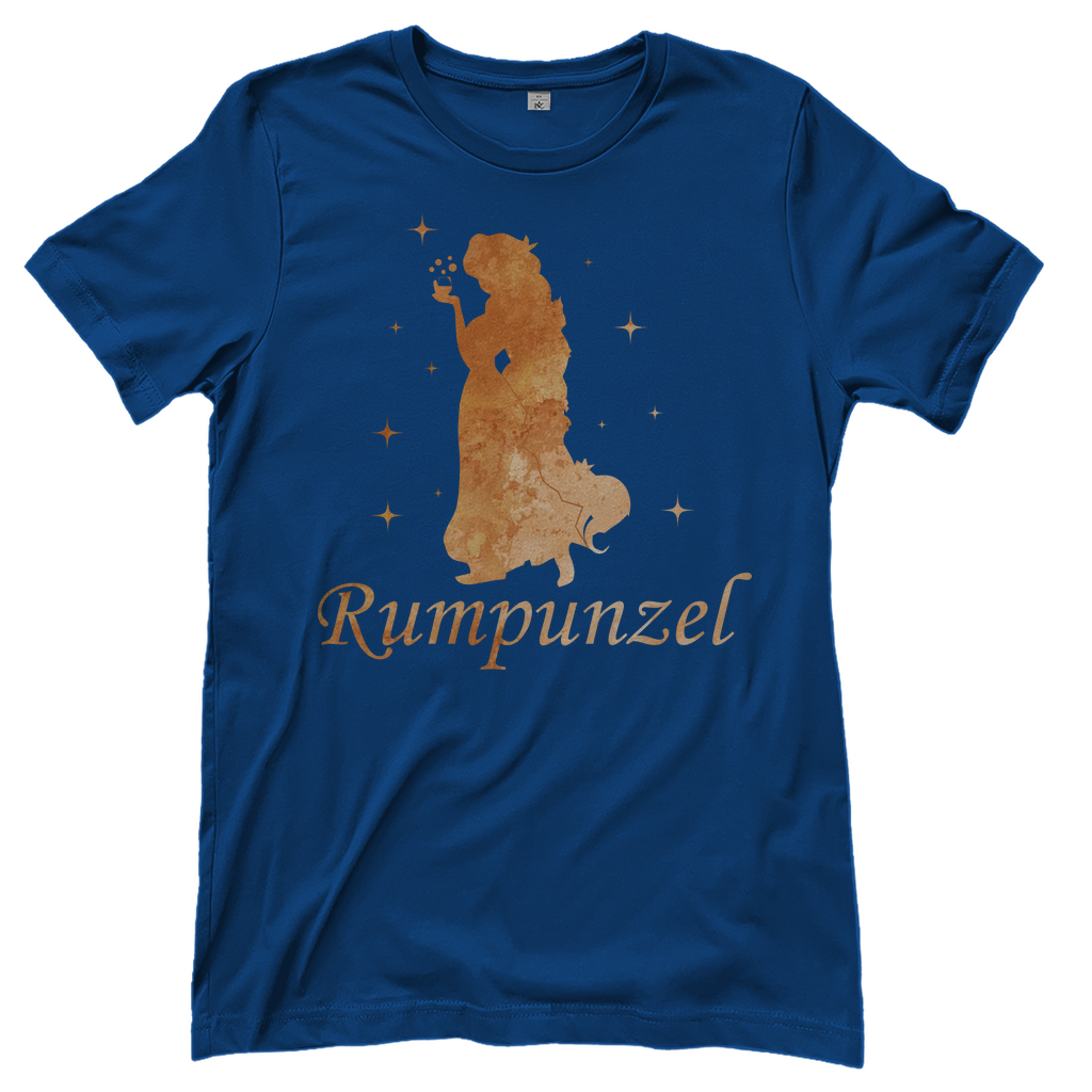 Rumpunzel - Prinzessin Aquarell - Damenshirt Royal Blue